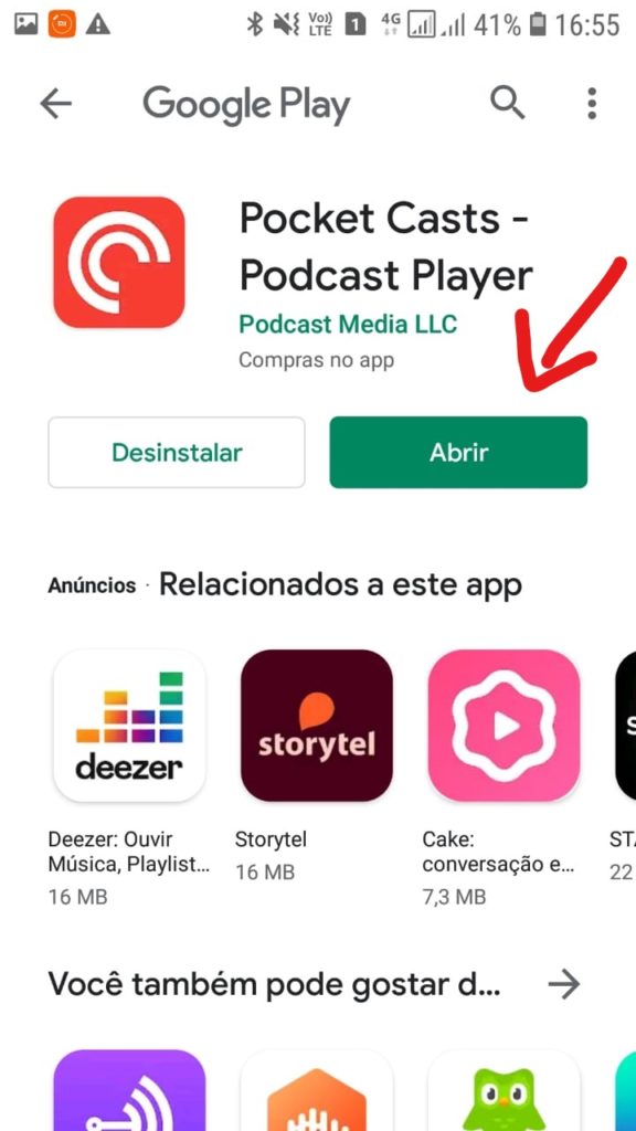 IMAGEM - Depois podemos abrir o APP